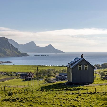 Feriehus Med Flott Havutsikt Ved Hauklandstranden Leknes Exterior foto