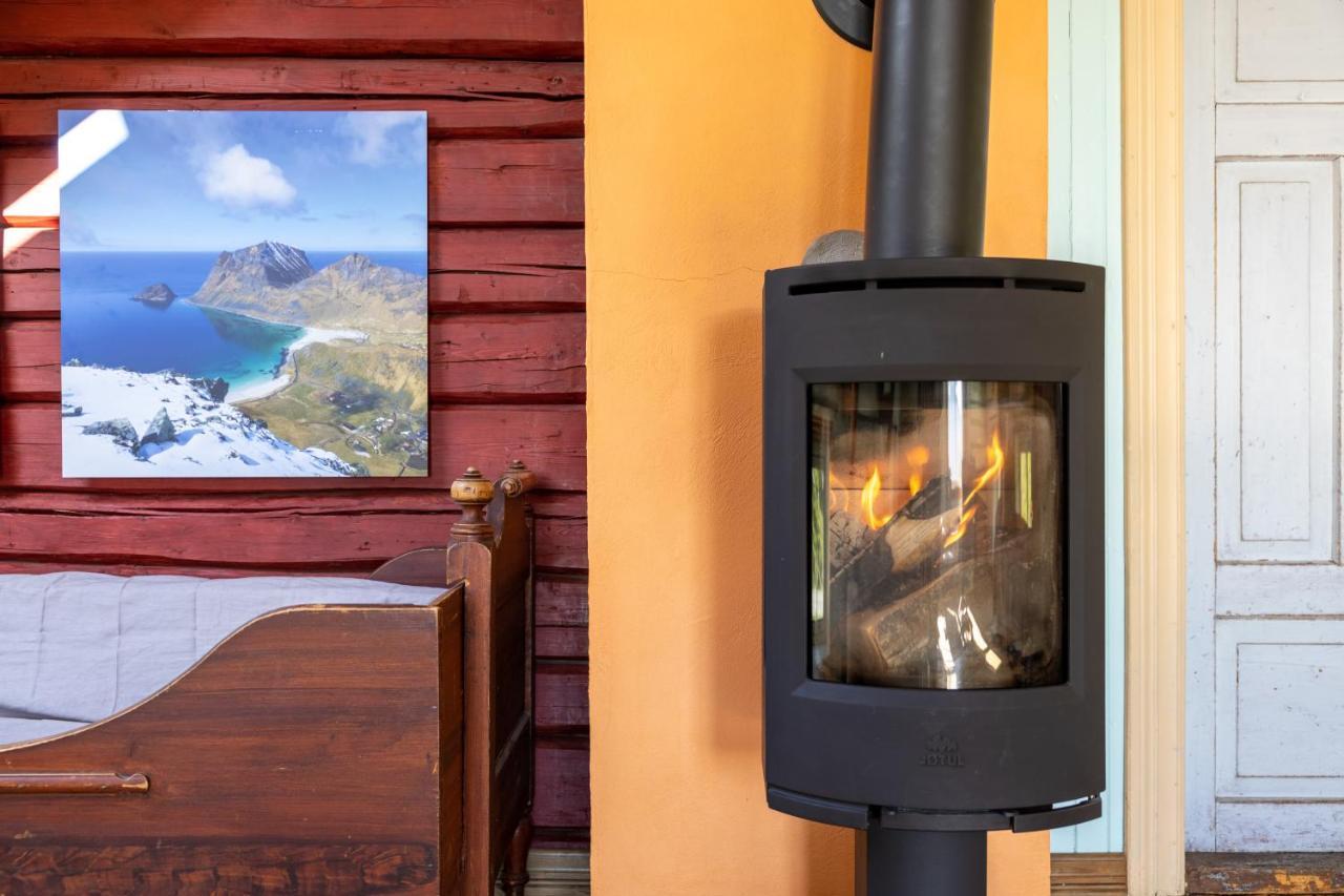 Feriehus Med Flott Havutsikt Ved Hauklandstranden Leknes Exterior foto