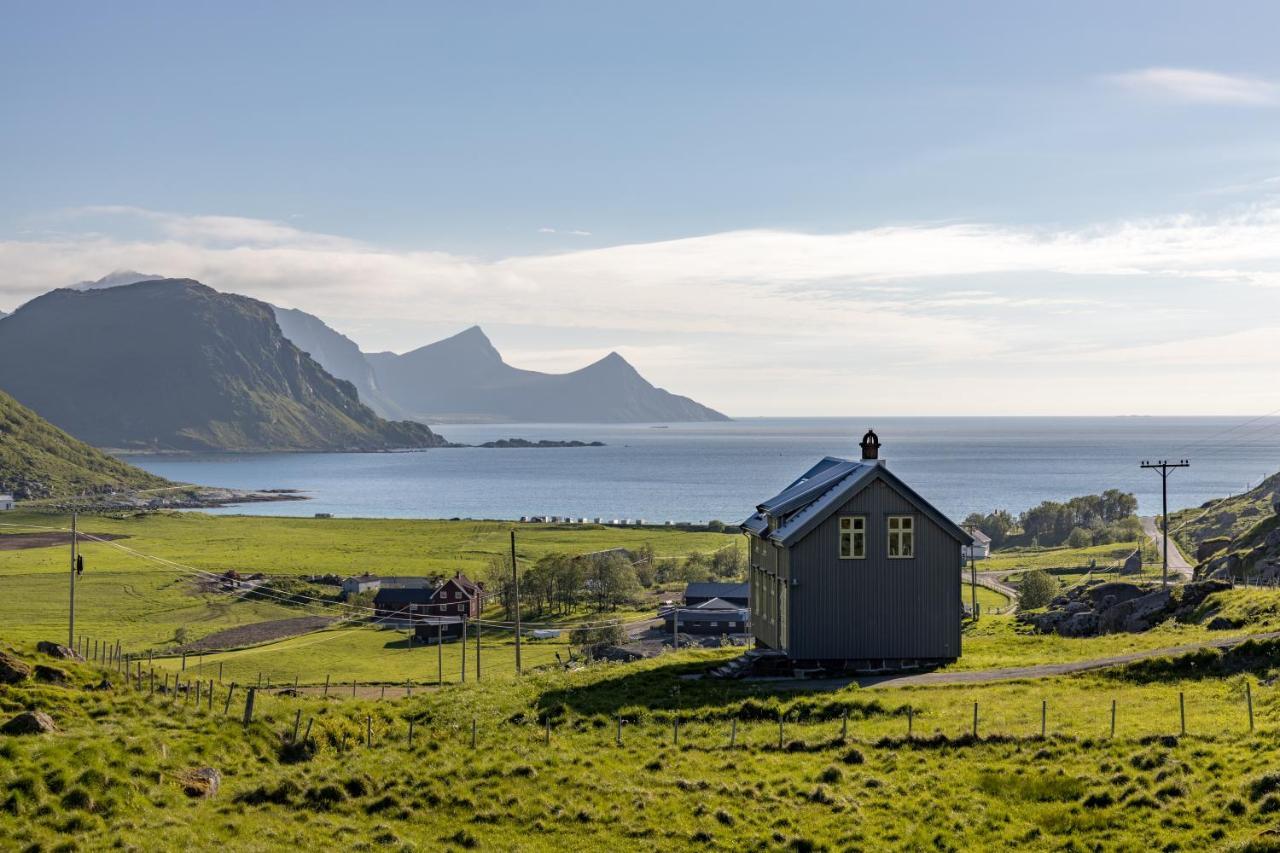 Feriehus Med Flott Havutsikt Ved Hauklandstranden Leknes Exterior foto