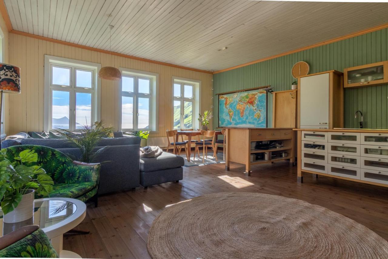Feriehus Med Flott Havutsikt Ved Hauklandstranden Leknes Exterior foto