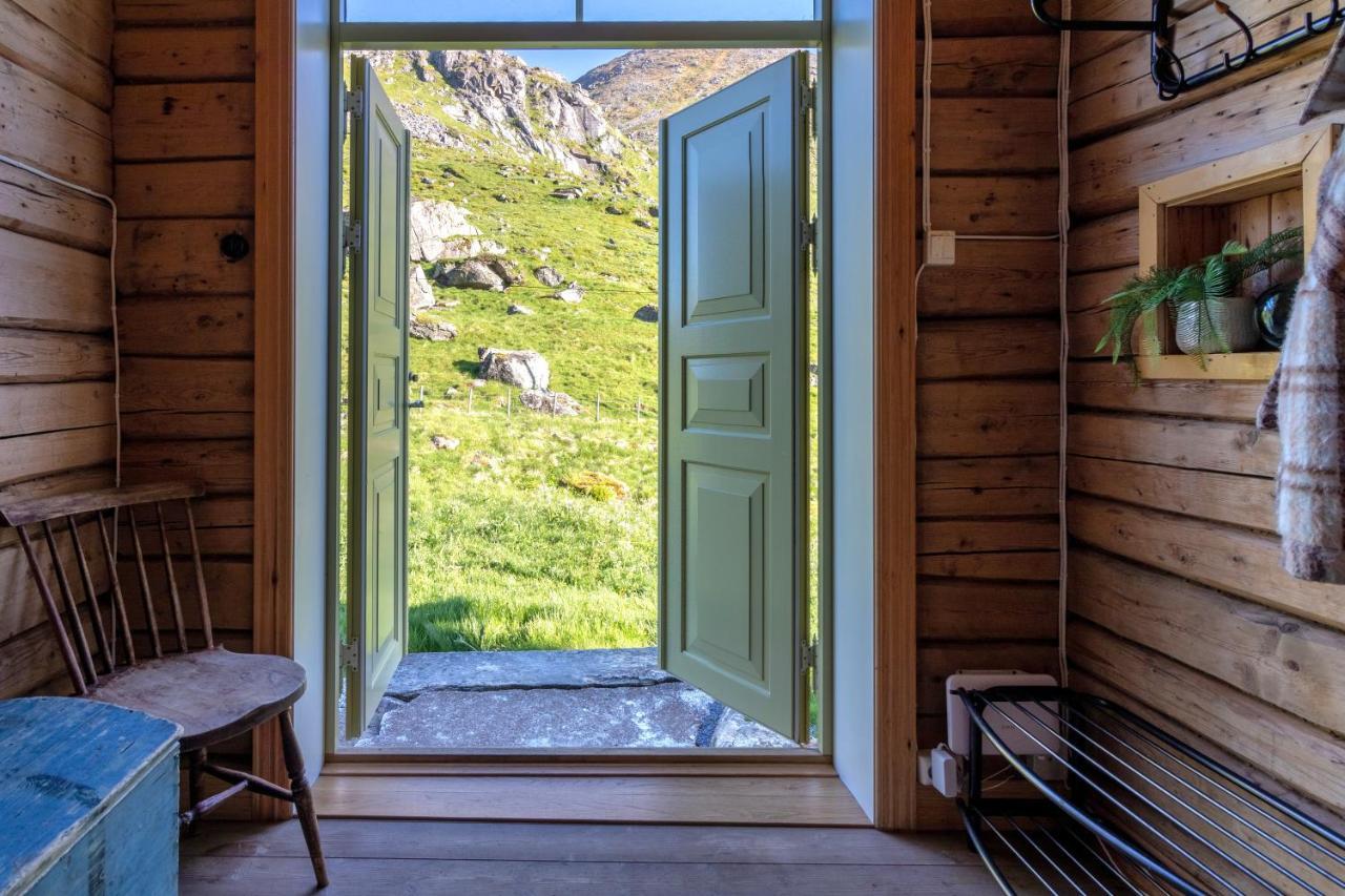 Feriehus Med Flott Havutsikt Ved Hauklandstranden Leknes Exterior foto