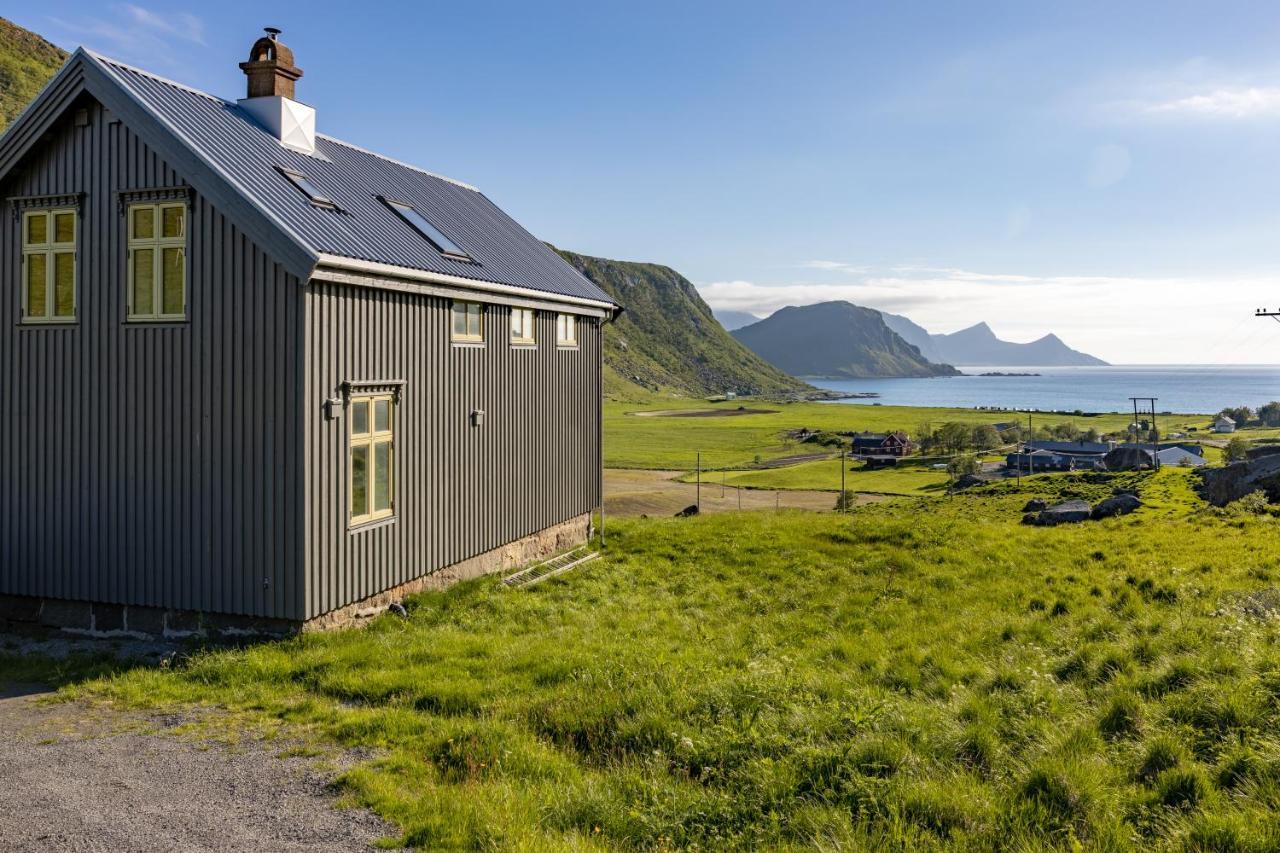 Feriehus Med Flott Havutsikt Ved Hauklandstranden Leknes Exterior foto