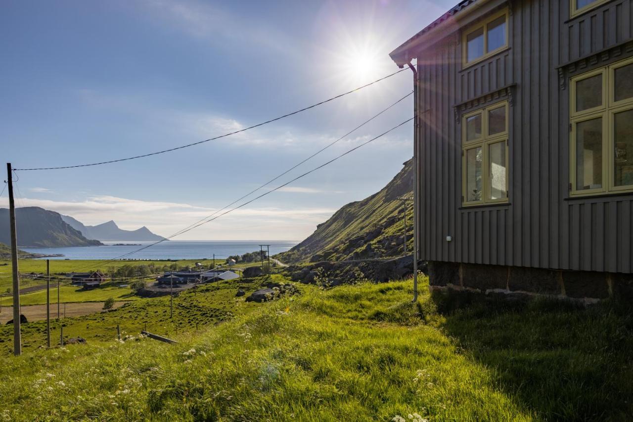 Feriehus Med Flott Havutsikt Ved Hauklandstranden Leknes Exterior foto