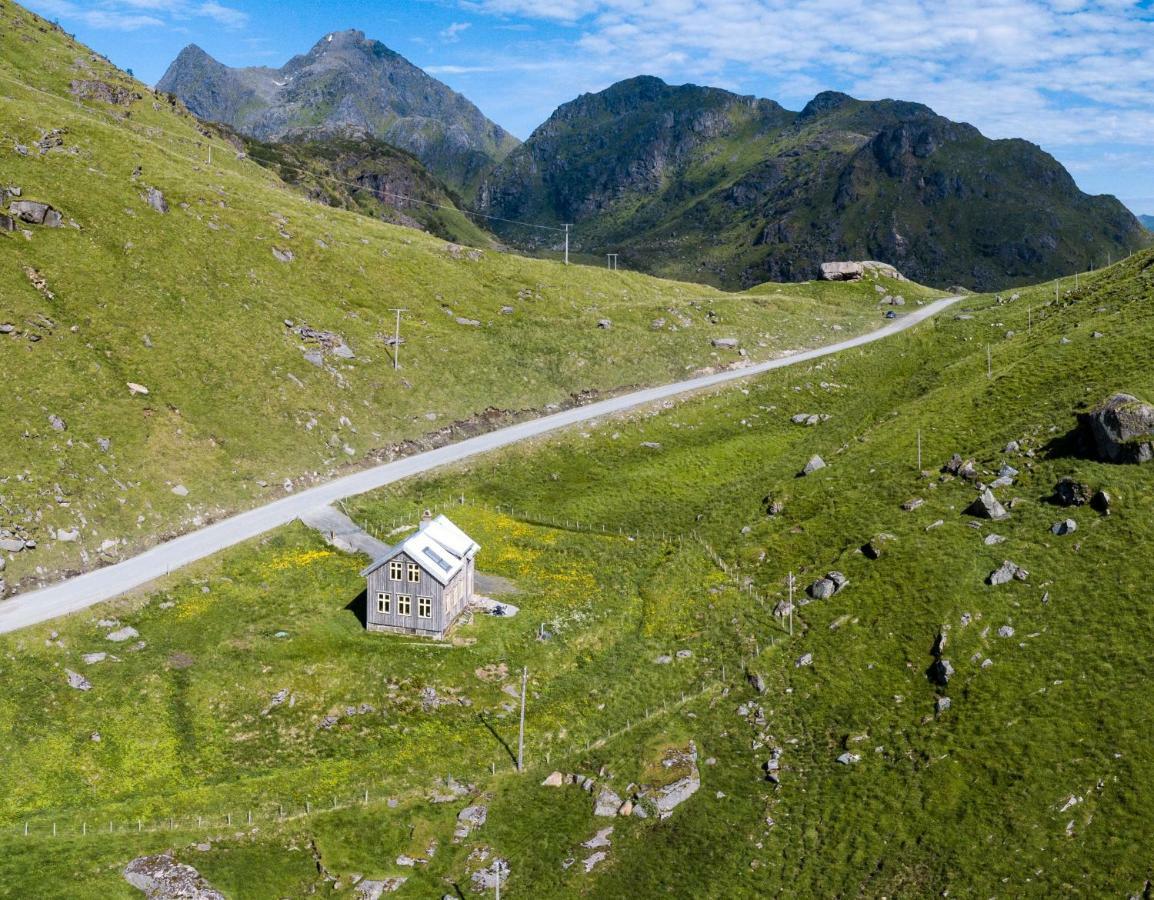 Feriehus Med Flott Havutsikt Ved Hauklandstranden Leknes Exterior foto